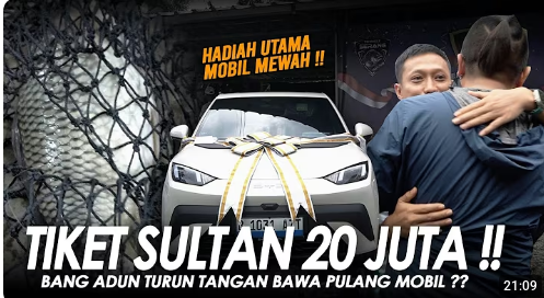 Tiket Sultan 20 Juta!!